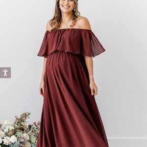 Maternity bridesmaids dress